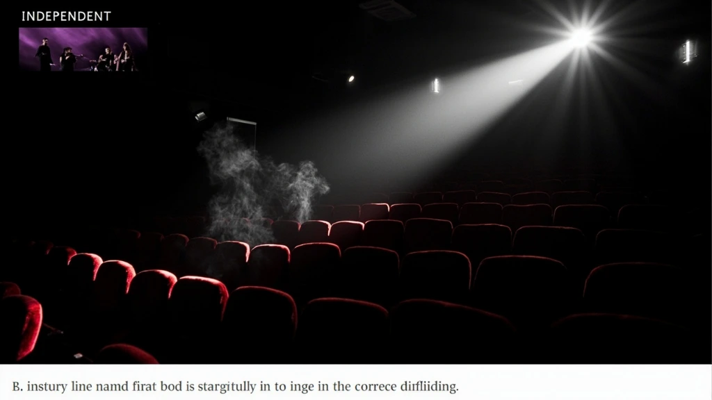 An empty screening room the night before a festival premiere.